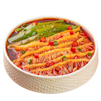 品品冷吃双拼 千层肚+贡菜835g 麻辣红油捞汁凉拌零食凉拌下酒菜