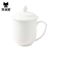 梵澜狸莲花白瓷杯LS17 个