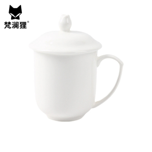 梵澜狸莲花白瓷杯LS17 个