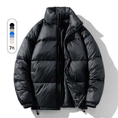 冬季新款男士韩版立领蓬松加厚保暖宽松棉衣情侣网红同款百搭棉袄