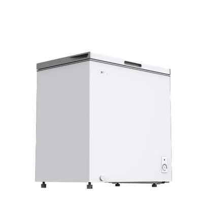 美菱冰柜201升冰柜家用冷柜家用商用冰柜卧式减霜冷冻冷藏冰柜七档变温断电保护小型冷柜 BC/BD-201DT白