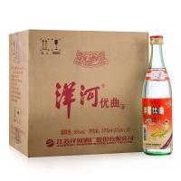 洋河优曲 浓香型白酒 475ml*12瓶整箱装 55度
