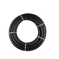 盛京联硕黑色橡胶管光面夹布橡胶管 内径38mm[1.5寸] 7层线 20米 卷