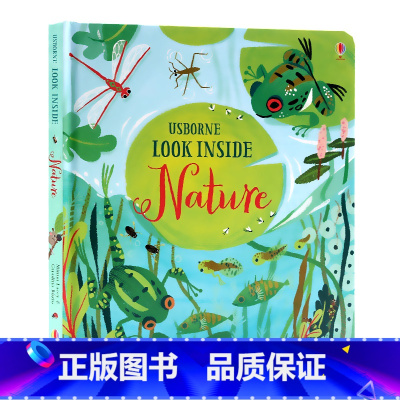 Usborne偷偷看系列:自然 [正版]Usborne翻翻书绘本 145元3件 usborne look inside/