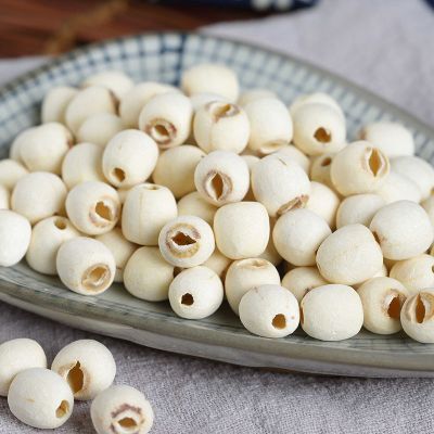 莲子干货莲子新鲜磨皮去心白莲子百合干银耳莲子去芯白莲子500克