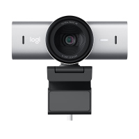 罗技(LogitechMX Brio 4K高清摄像头游戏直播套装电脑网课广角变焦麦克风 珍珠白