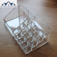 透明口红架化妆品收纳盒 唇膏收纳盒展示彩妆架指甲油粉饼香水架 三维工匠