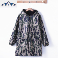 围裙防尘罩衣外套冬时尚工作服成人女防水家用厨房做饭长袖加绒男 三维工匠