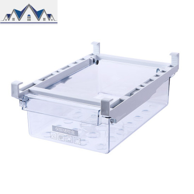 家用保鲜盒食品收纳盒 长方形抽屉式鸡蛋盒冰箱收纳 三维工匠