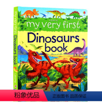 [正版]Usborne出品 英文原版绘本 My Very First Dinosaurs Book 恐龙科普百科图画书