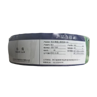 绵缆 铝芯聚氯乙烯绝缘电线 BLV-50绿色450/750V 卷