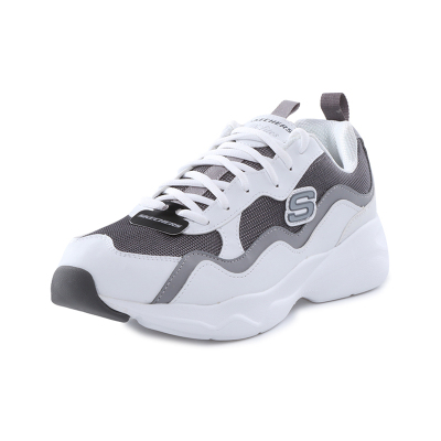 Skechers斯凯奇休闲鞋男鞋2019低帮熊猫鞋运动板鞋999859/BKW/WBKR