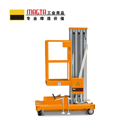 玛吉塔工(MRO MAGTA)单桅柱式高空作业平台 升降作业平台 升降机44358 125kg 最大高度9m