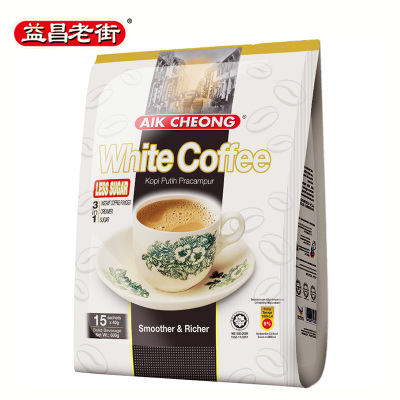 益昌老街,AIKCHEONG益昌减少糖速溶咖啡600g*1袋