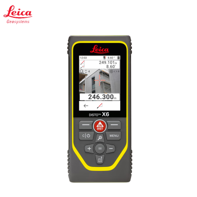 徕卡(Leica)X6激光测距仪250米室外高精度红外线电子尺菜卡房产测量X6套装(任意两点测距)250米