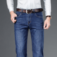 金盾(KIN DON)秋冬浅色男士牛仔裤直筒宽松休闲长裤子男修身韩版潮流新款男装裤子