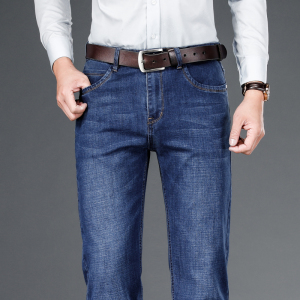 金盾(KIN DON)秋冬浅色男士牛仔裤直筒宽松休闲长裤子男修身韩版潮流新款男装裤子