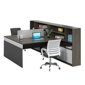 慧采云 办公家具职员办公桌椅组合简约现代员工桌2人位办公室屏风财务桌