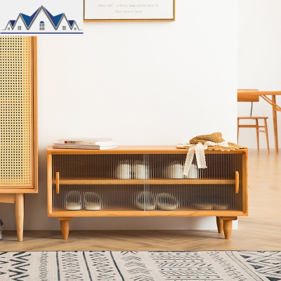 北欧换鞋凳鞋柜实木穿鞋凳简约现代家用口多功能进可坐储物凳 三维工匠收纳凳