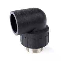 时速 PE外丝弯头 32x1/2" 个