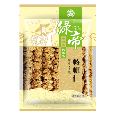 绿帝 核桃仁250g 生核桃仁 原味 坚果