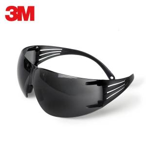 3M 防护眼镜防尘防雾防紫外线劳保飞溅防冲击防风沙骑行护目镜男女眼镜