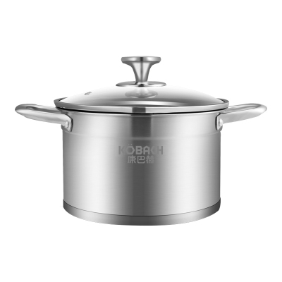 康巴赫(KBH) 欧式不锈钢汤锅套装22cm TOUC22A1