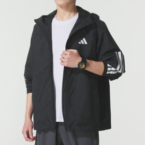 阿迪达斯(adidas)男装 新款外套运动服户外训练防风衣跑步健身连帽夹克JE8577 ZP