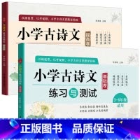 [套装2册]基础卷+提高卷 小学通用 [正版]小学古诗文练习与测试提高卷基础卷3456年级适用三四五六年级小学小升初语文