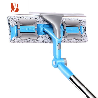 三维工匠擦玻璃器家用伸缩杆双面擦窗刷刮洗刮水器一体高楼清洗窗户工具