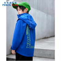 [1件3折]铅笔俱乐部秋冬新款男童外套中大童防水冲锋衣儿童防风上衣