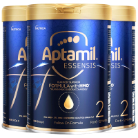 [3罐装]Aptamil香港原装进口爱他美奇迹蓝罐2段6-12个月HMO婴幼儿配方奶粉900g