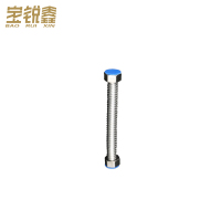 宝锐鑫 不锈钢软管波纹管+帽 4分10cm 根
