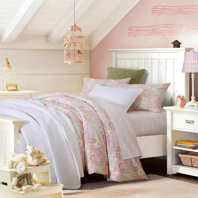 全棉60支贡缎埃及棉床单床笠四件套单双人纯棉床上用品可定制