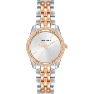 Anne Klein手表女防刮纹理表圈太阳纹表盘石英圆形表盘26毫米