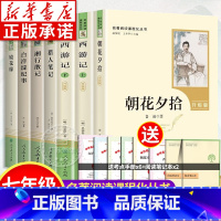 [全7册]七年级上册阅读推荐 [正版]朝花夕拾七年级课外书人民教育出版社 西游记原著 猎人笔记 湘行散记 白洋淀纪事 镜