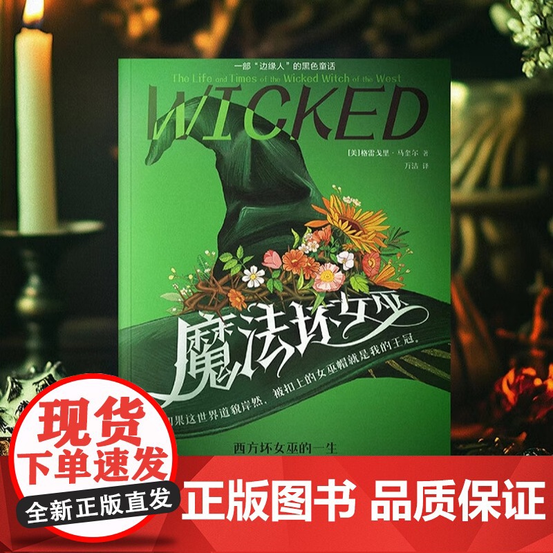 魔法坏女巫:西方坏女巫的一生 格雷戈里马奎尔百老汇音乐剧原著小说《绿野仙踪》艾芙芭奇幻文学故事美女与野兽 中国友谊出版