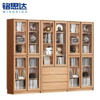 铭思达实木书柜2.7米台