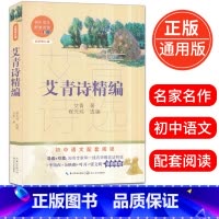 [正版]艾青诗精编 初中语文配套阅读全新修订版初一初二初三年级名著导读课外读物12-16岁青少年现当代文学阅读书籍出版