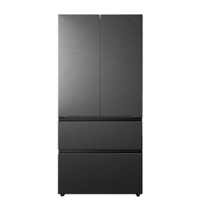 B美的(Midea)熊墩墩Pro冰箱法式四开门超薄嵌入式双系统除菌制冰600L大容量BCD-600WUFJDIZ(E)