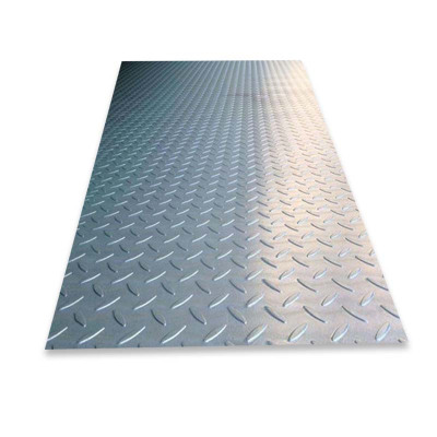 先围 镀锌花纹钢板 1.0m*2.0m*4mm镀锌 千克