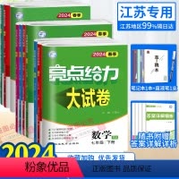 [语数英物]江苏适用 八年级下 [正版]科目任选2024春亮点给力大试卷语文数学英语物理七八九年级上下册江苏版789年级