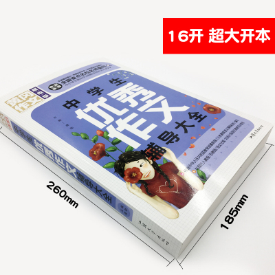 鹏辰正版2018黄冈作文书籍中学生优秀作文辅导大全中考满分作文书初中版初中生作文与考试精选素材范文
