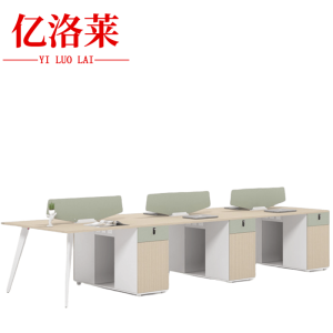 亿洛莱 办公桌六人位 3600*1200*750mm 张