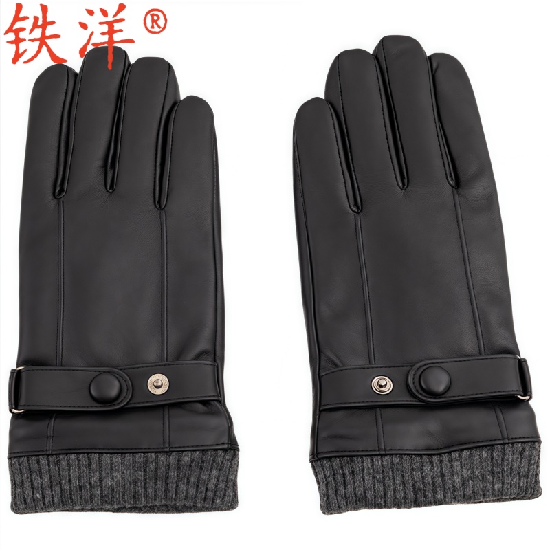 铁洋 头层绵羊皮加绒加厚保暖手套 PK88XH-0024 双