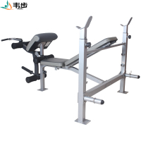 韦步WF-Q8家用多功能举重卧推架室内力量训练器械杠铃举重床单机