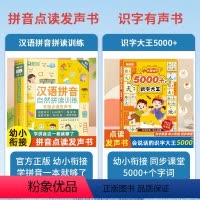 有声书2本[汉语拼音拼读+识字大王5000+] [正版]汉语拼音拼读训练发声书 拼音点读发声书一年级学拼音神器幼小衔接自