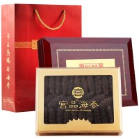宫品海参4A淡干海参刺参干货500克60-80只中等个头礼盒装 国产生鲜 海鲜水产