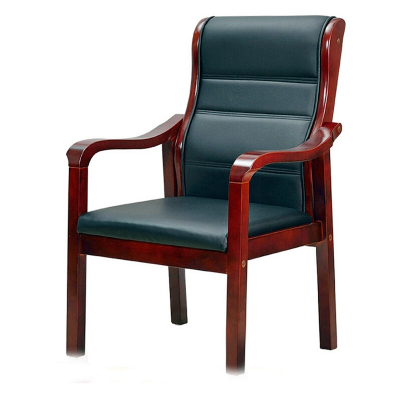 戴劲 会议椅四脚老板椅办公椅麻将椅皮电脑椅中式酒店椅大班椅SM耳朵椅