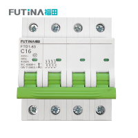 福田 小型断路器空开 家用空气开关小型断路器不带漏保 4P16A 单位:个